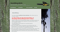 Desktop Screenshot of baumfaellung-berlin.de